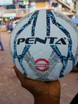 Penta Waterproof Soccer Ball - White/Blue - 5