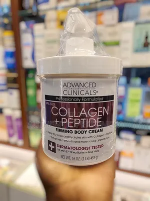 Advanced Clinicals Collagen + Peptide Firming Body Cream 454g