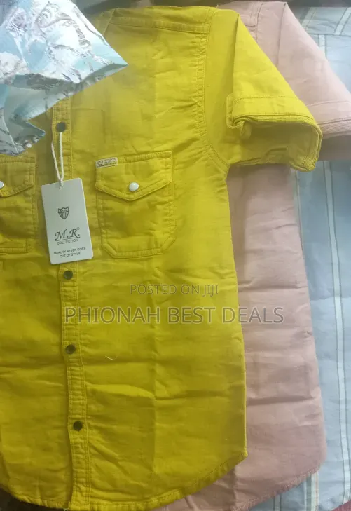Boys Cotton and Linen Shirts - 1