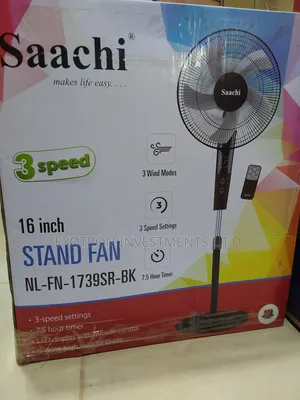 Saachi Stand Fan with Remote