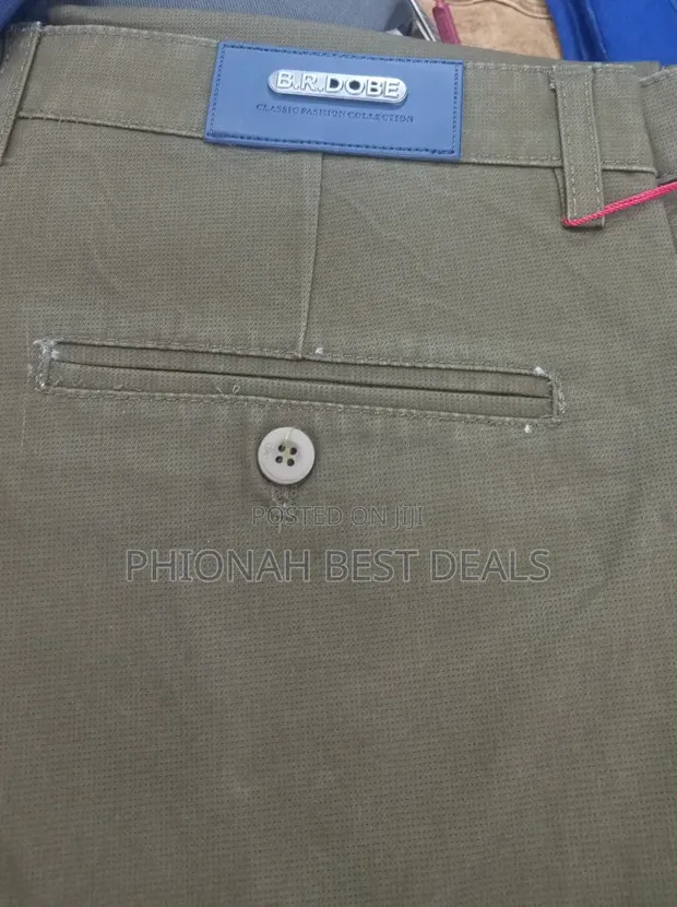 BR.DOBE Kaki Men's Trousers - 1