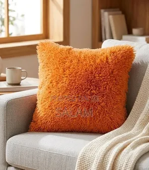 Plush Fur Cushion Cover - Brand New