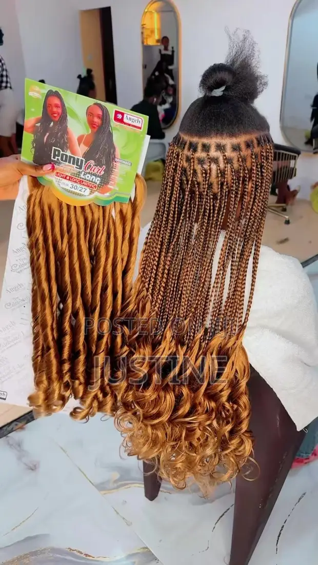 Pony Curl Braids - Multicolor - 1