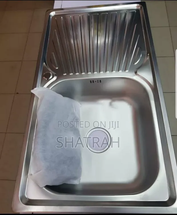 Brand New Single Bowl Kitchen Sink with Tray - 1