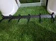 Wall Mounted Towel Rack - Black or Silver - 1