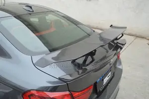 DRL Carbon Fiber Gloss Black Rear Trunk Wing Spoiler