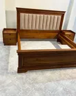 Wood-Mode 6x6 Marble Bed Frame (5x6) - 2