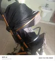 Luxury Baby Stroller - Gold Frame, Reclining - 3