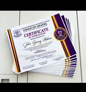 Certificate Printing Services