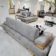 6 Seater Gray Premium Sofa - 1