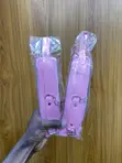 Pink Faux-Leather and Plush-Lined Restraint Cuffs - 3