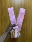 Pink Faux-Leather and Plush-Lined Restraint Cuffs - 4