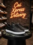 Lacoste Low-Top Casual Sneakers - Black/Grey - 1
