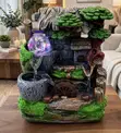 Table Top Waterfall Fountain with LED Ball - 1