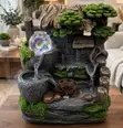Table Top Waterfall Fountain with LED Ball - 2