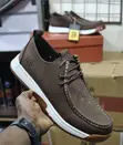 Men's Caterpillar Classic Dark Brown Leather Moc-Toe Shoes - 2