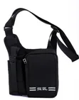 Cat Black Oxford Cloth Single-Shoulder Crossbody Bag - 1