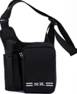 Cat Black Oxford Cloth Single-Shoulder Crossbody Bag - 2