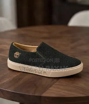 Men's Classic Army-Green Timberland Slip-On Casual Shoes