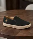 Men's Classic Army-Green Timberland Slip-On Casual Shoes - 1