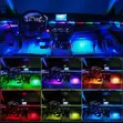 18-in-1 Car Ambient Lighting Kit with App & Bluetooth - 4