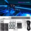 18-in-1 Car Ambient Lighting Kit with App & Bluetooth - 5