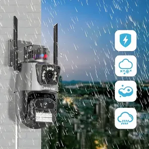 Dual-Lens Outdoor Wi-Fi PTZ Security Camera (6MP)