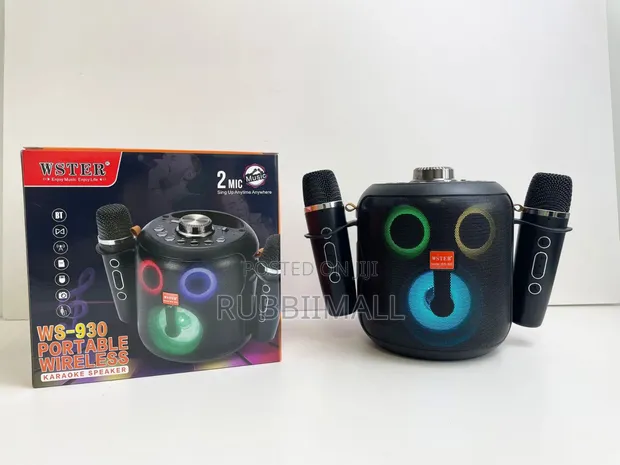 Wster WS-930 Portable Wireless Karaoke Speaker - 1