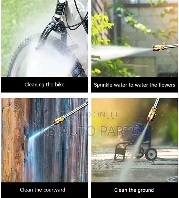 Portable Car Washing Gun with 2 Rechargeable Batteries - 1
