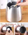 Stainless Steel Windproof Ashtray - 2