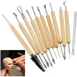 11-Piece Clay Sculpting and Pottery Tool Set - 1