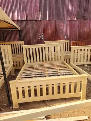 Barcode Bed 5x6 - Musambya Wood