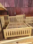 Barcode Bed 5x6 - Musambya Wood - 1