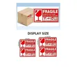Fragile Warning Label Stickers (6pcs) - 3