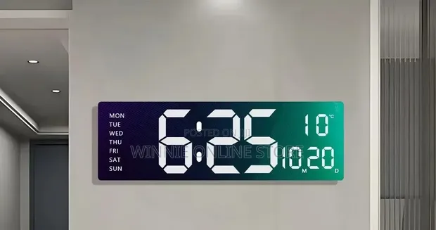 LED Digital Wall Clock - 1