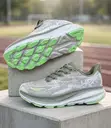 Original Hoka Clifton 9 Road Running Shoes - Olive Haze/Mercury - 2