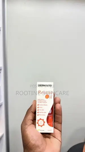 Dermav10 Rescue Oil for Stretchmarks, Scars & Acne Marks 75ml
