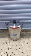 10 Litre Stainless Steel Bucket with Cover - 1