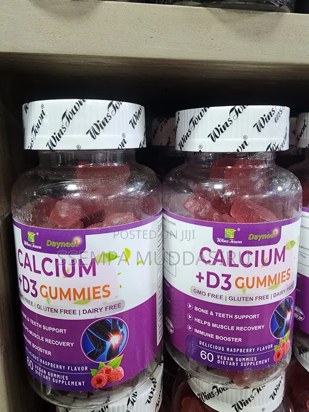 Calcium + D3 Gummies - 60 Vegan Gummies - 1