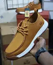 Men's Classic Light Brown Caterpillar Premium Leather Casual Shoes - 2