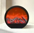 Portable Round LED Fireplace - 1