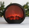 Portable Round LED Fireplace - 2