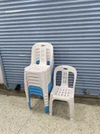 Facet Armless Plastic Chairs for Bars and Churches - 1