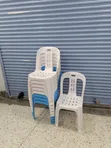 Facet Armless Plastic Chairs for Bars and Churches - 2