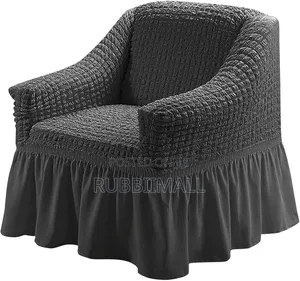 1 Seater Sofa Cover - Dark Grey