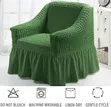 1 Seater Sofa Cover - Dark Green - 1