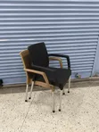 Zenith Dining Plastic Chairs (Black) - 1