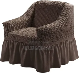 1 Seater Sofa Cover - Coffee Brown