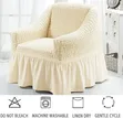 1 Seater Sofa Cover - Offwhite - 2
