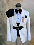 Premium Elegant Men's Black Tuxedo Suit - 1